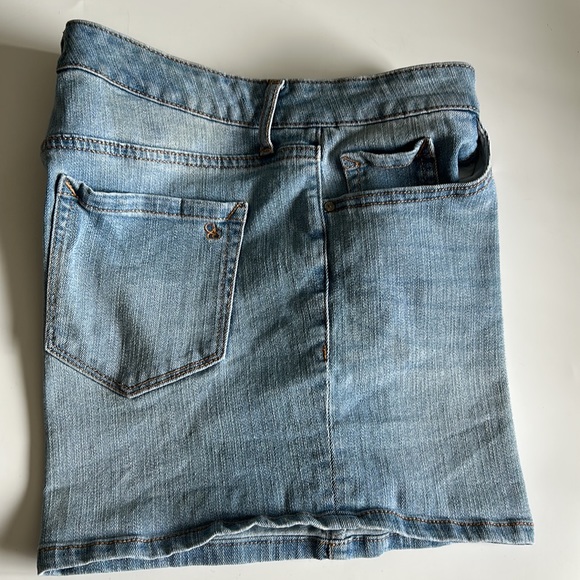 Jessica Simpson Low Rise Forever Short Shorts Blue  Denim Jean - Picture 6 of 11